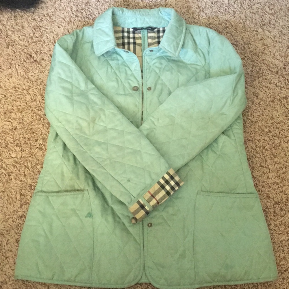 Well Loved Burberry Quilted Jacket